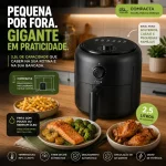 Air Fryer Nora Home Essential 2,5L Preta 1200W - Imagem 6
