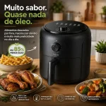 Air Fryer Nora Home Essential 2,5L Preta 1200W - Imagem 7