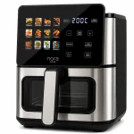Air Fryer Nora Home Digital 8L Inox 1800W com Visor e Painel Touch