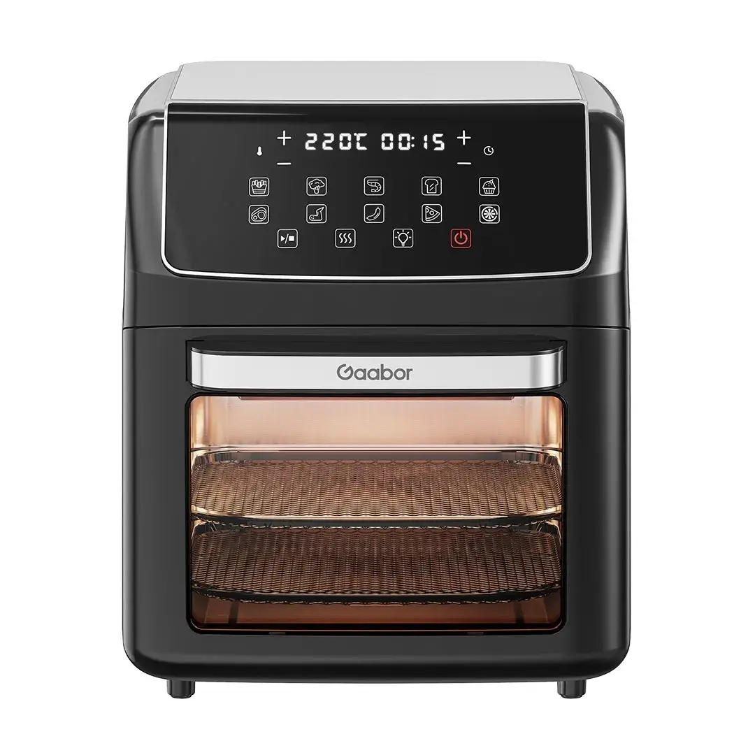 WhatsApp Image 2026-06-22 at 13.23.45 Air Fryer Oven Gaabor 12L Digital Preta 2000W com Janela e Luz Interna - Imagem 1