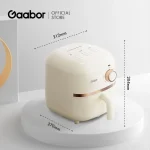 Mini Air Fryer Gaabor 2L Creme Compacta com Timer Mecânico - Imagem 2